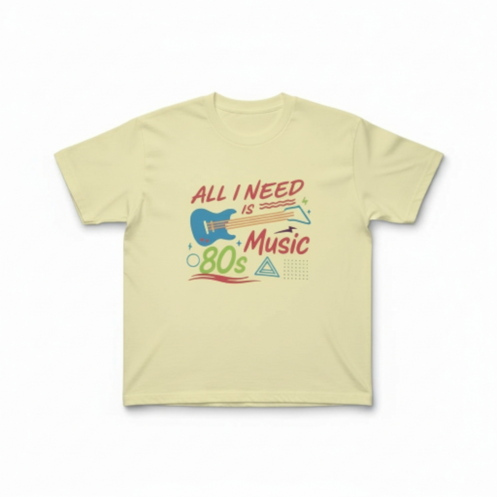 All I Need Is 80s Music T-shirt