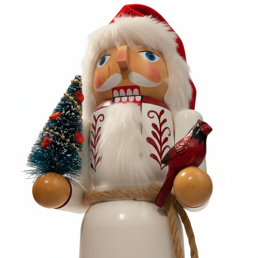 Nutcracker Cardinal – Handcrafted Holiday Decor