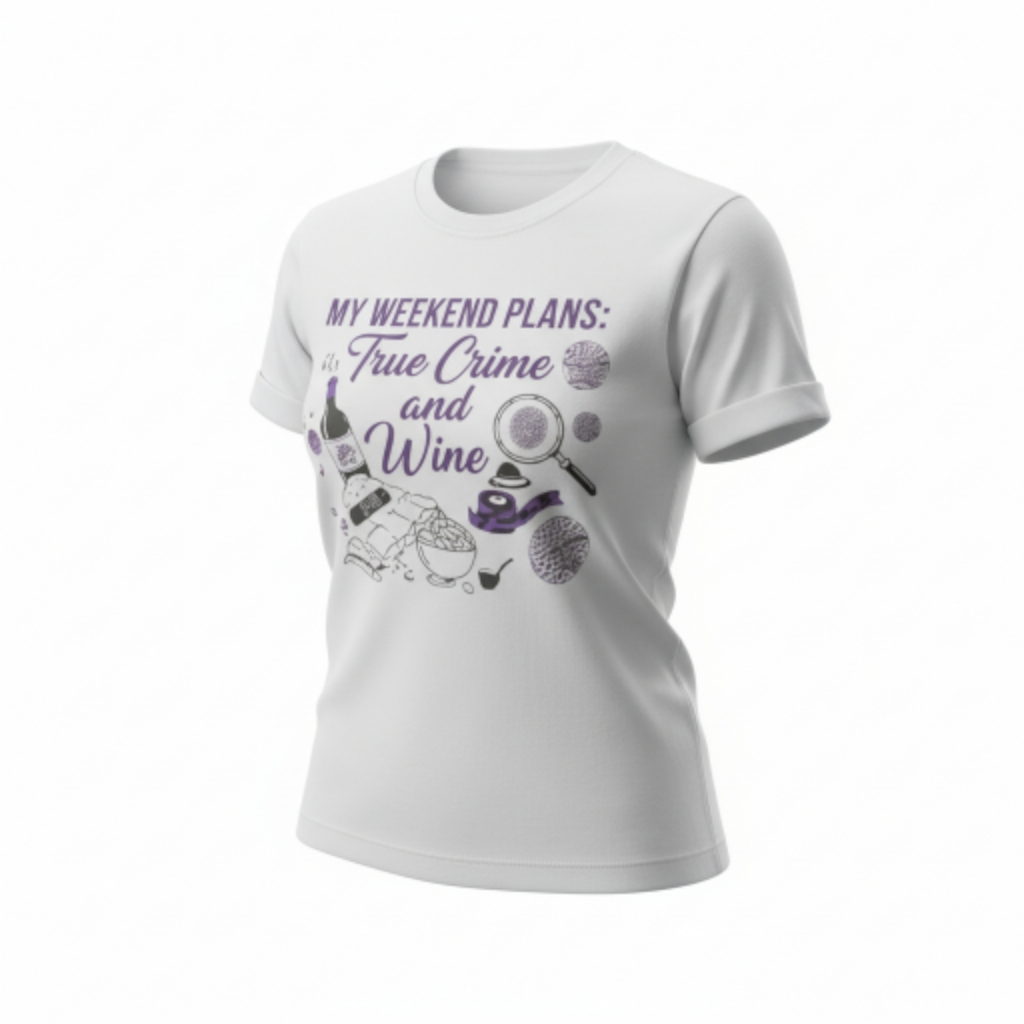 True Crime & Wine T-shirt