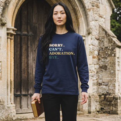 Catholic Church Humor Graphic Hoodie, Unisex Fit, Eucharistic Adoration, Christian Clothing