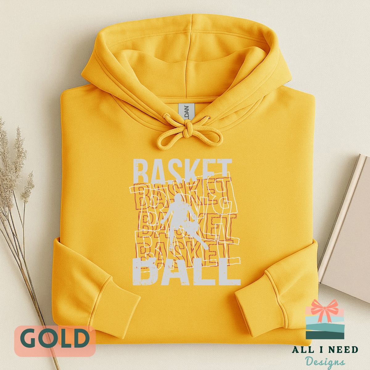 Retro Basketball Dribble Design Shirt, Long Sleeves, Sizes XS-3XL, Athletic Apparel