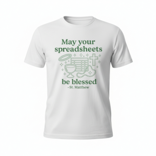 St. Matthew Accounting Blessings T-shirt