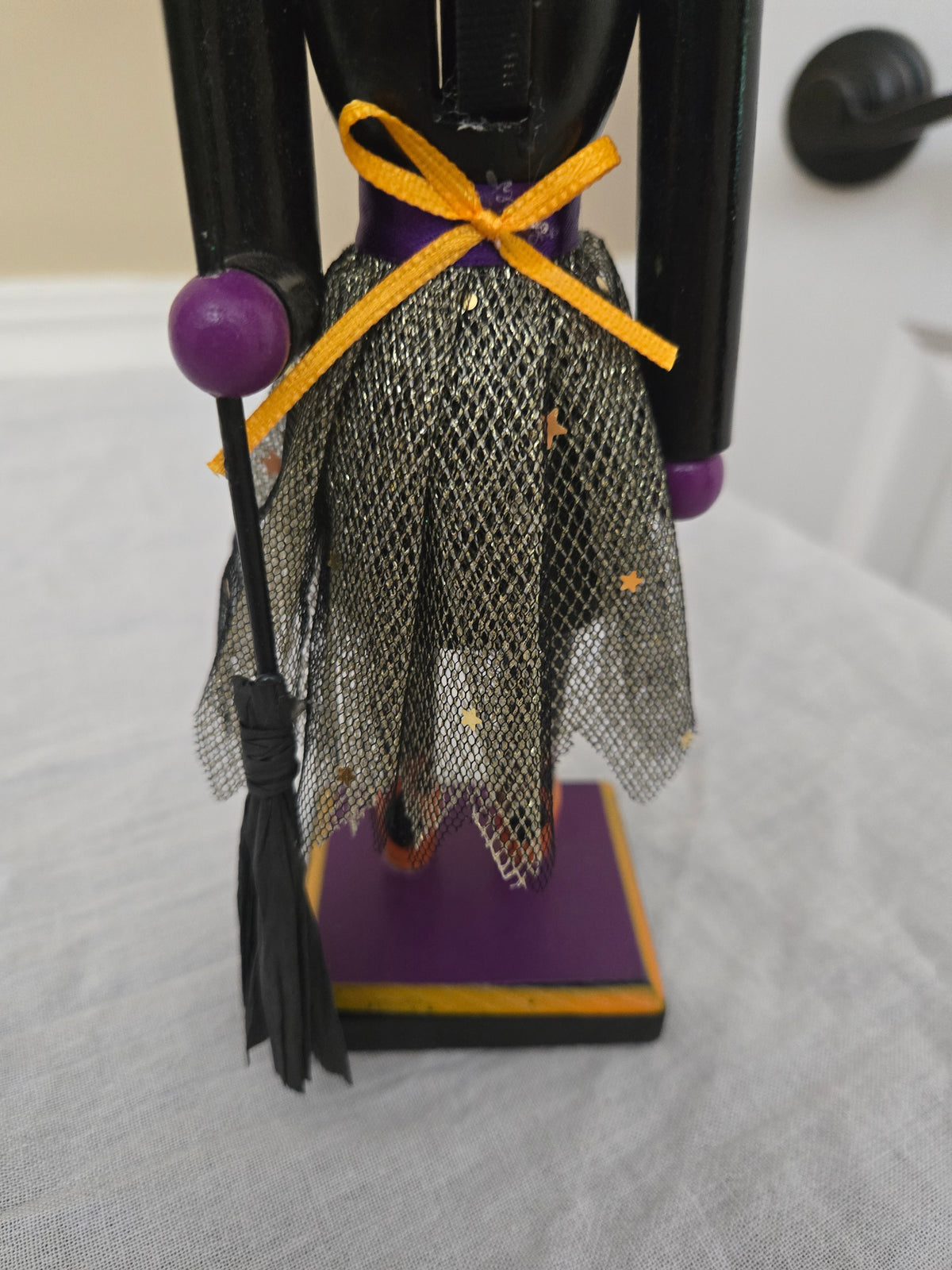 10-inch Black Cat Ballerina Witch Nutcracker, Halloween Home Decor