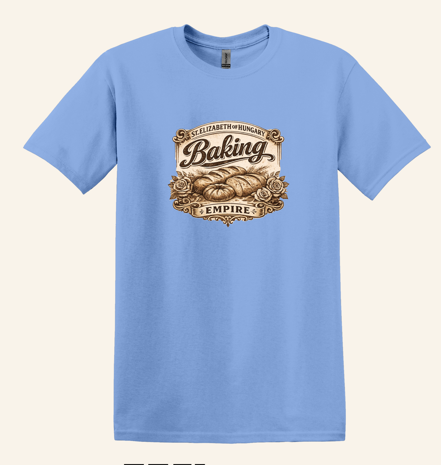 Vintage St. Elizabeth Baking Empire Graphic Tee, Bread Roses Bakery Shirt