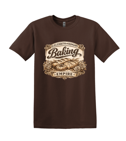 Vintage St. Elizabeth Baking Empire Graphic Tee, Bread Roses Bakery Shirt