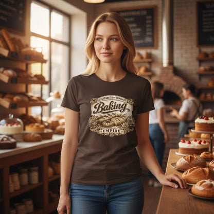 Vintage St. Elizabeth Baking Empire Graphic Tee, Bread Roses Bakery Shirt