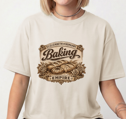Vintage St. Elizabeth Baking Empire Graphic Tee, Bread Roses Bakery Shirt