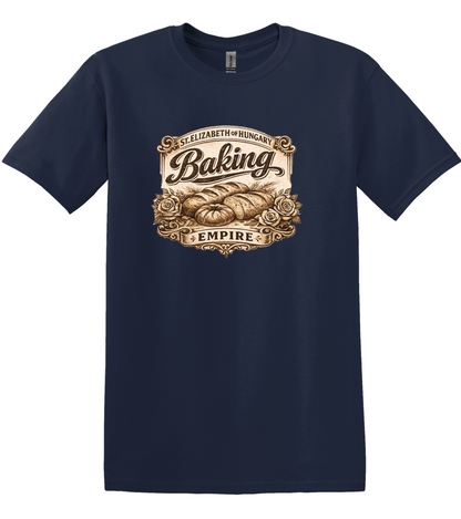 Vintage St. Elizabeth Baking Empire Graphic Tee, Bread Roses Bakery Shirt