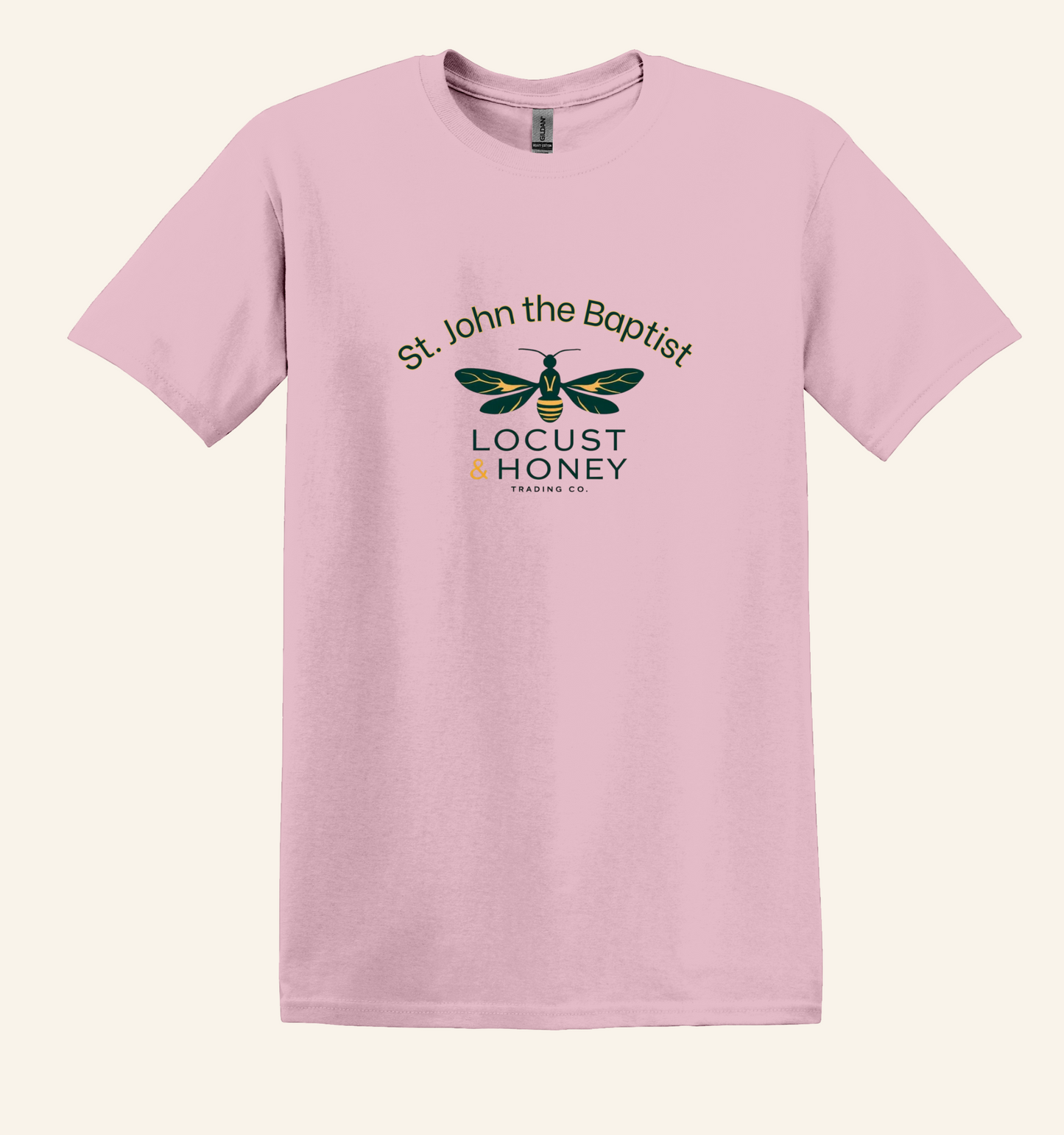 St. John the Baptist Locust Honey Shirt, Catholic Bible Verse Tee