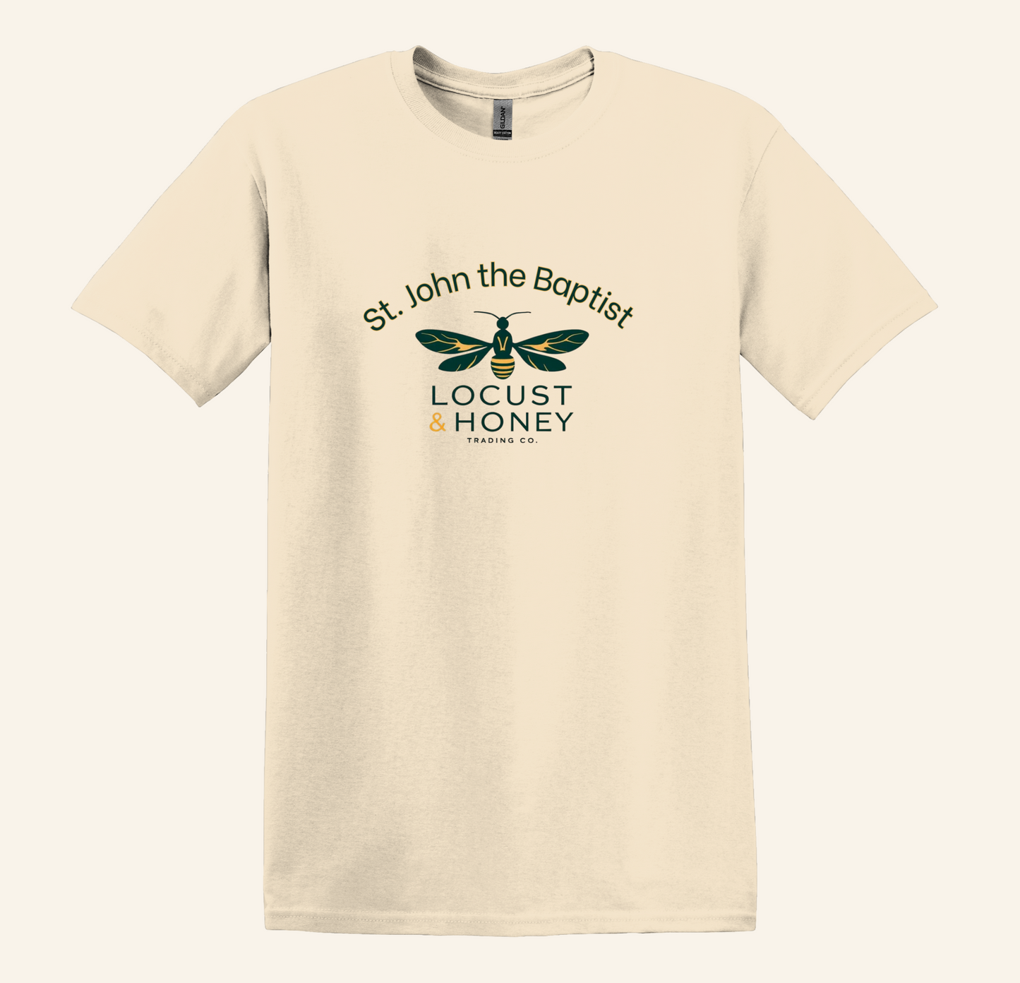 St. John the Baptist Locust Honey Shirt, Catholic Bible Verse Tee