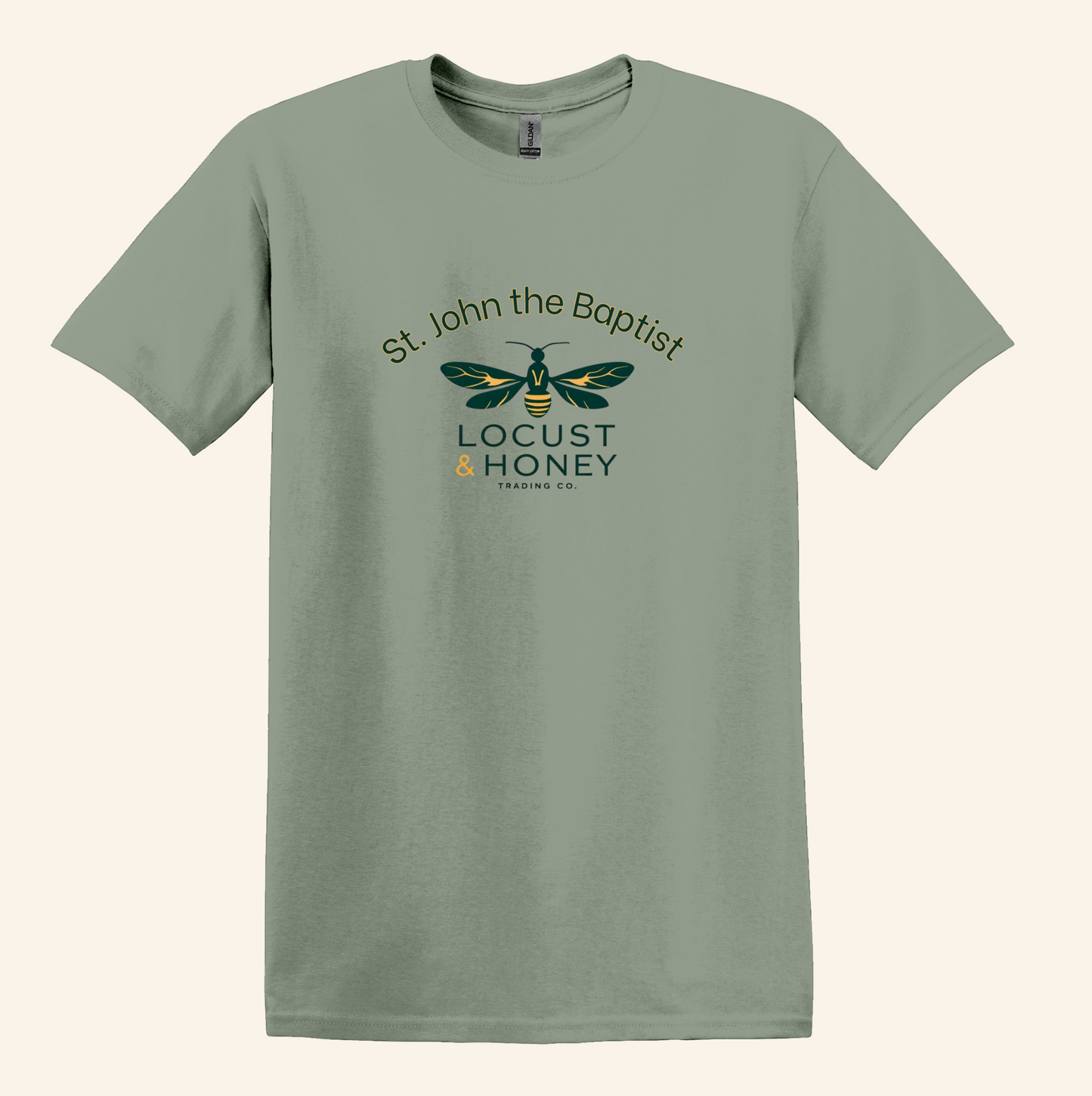 St. John the Baptist Locust Honey Shirt, Catholic Bible Verse Tee