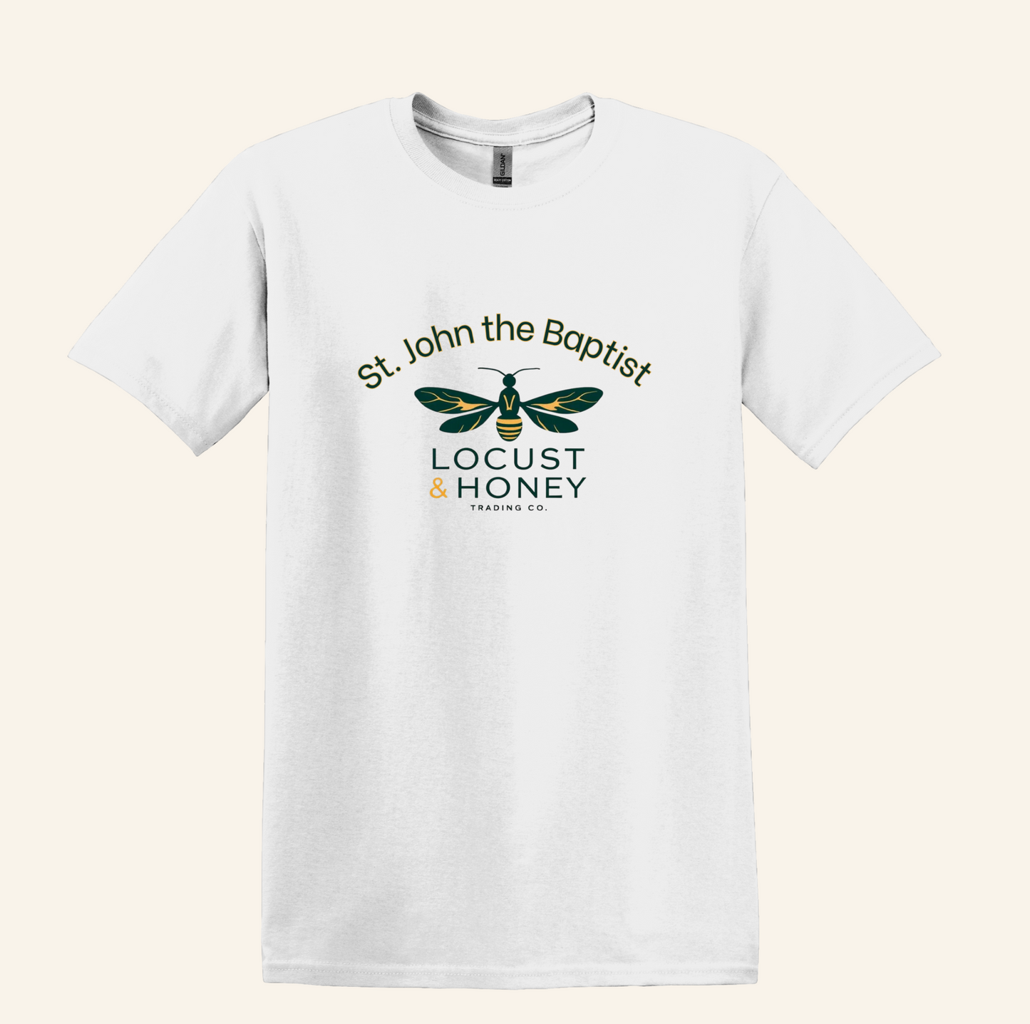 St. John the Baptist Locust Honey Shirt, Catholic Bible Verse Tee