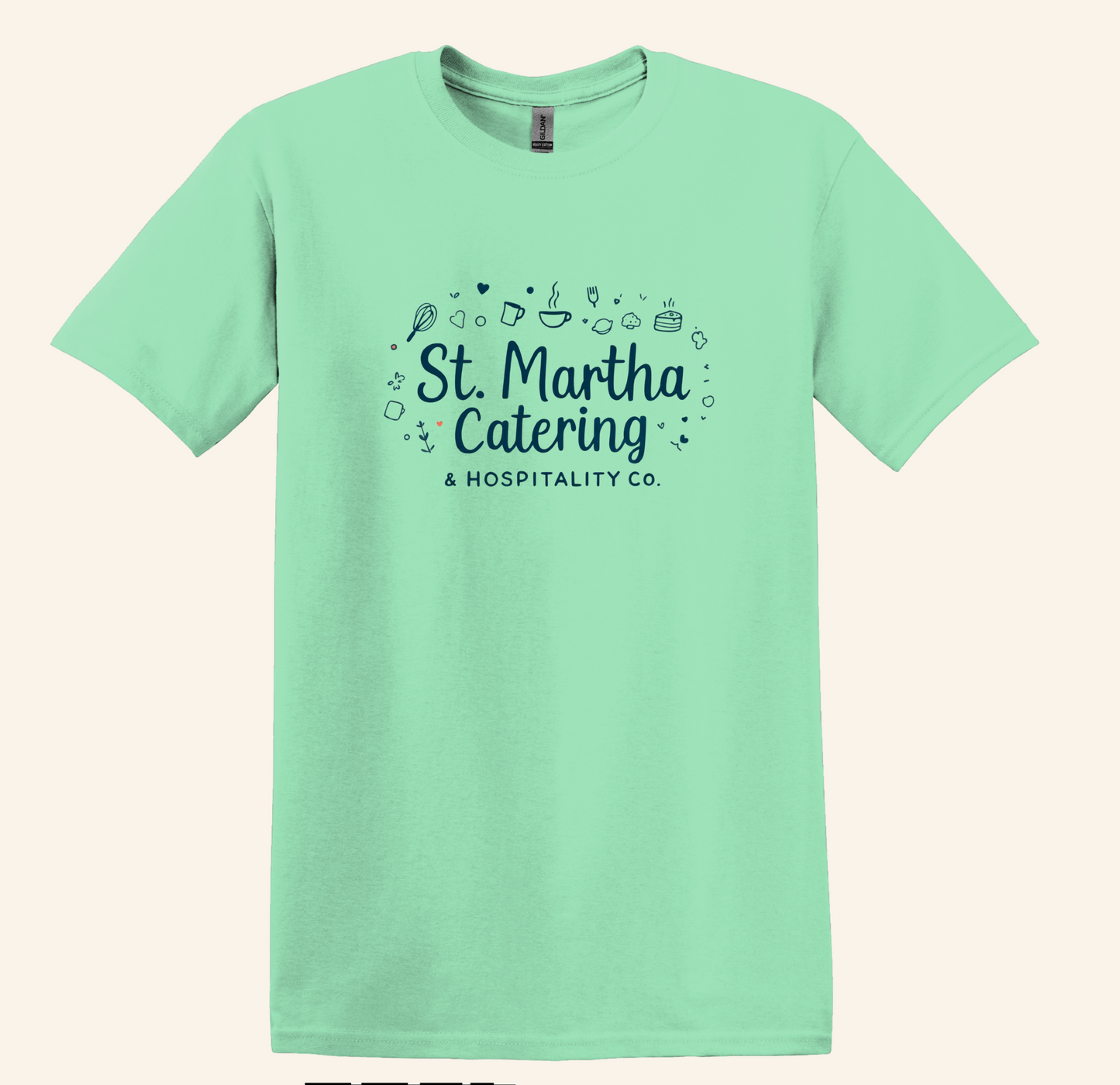 St. Martha Catering Hospitality Catholic Humor Unisex Soft Tee