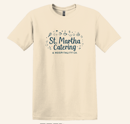 St. Martha Catering Hospitality Catholic Humor Unisex Soft Tee