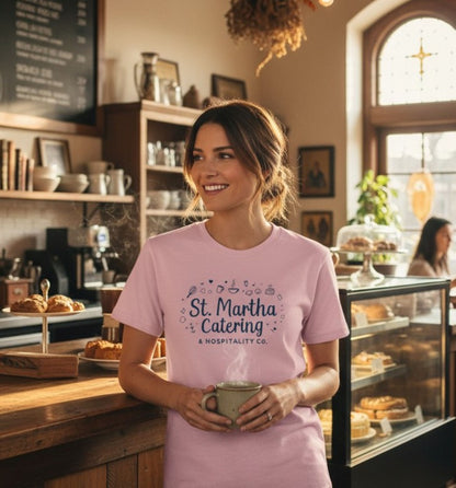 St. Martha Catering Hospitality Catholic Humor Unisex Soft Tee