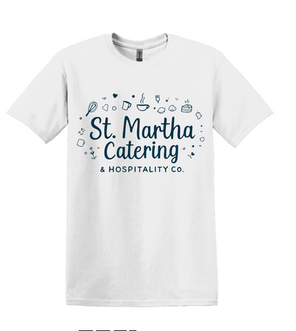 St. Martha Catering Hospitality Catholic Humor Unisex Soft Tee