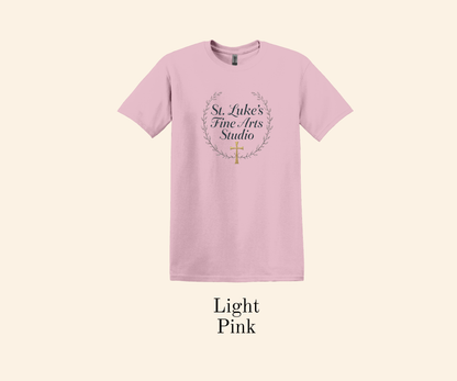 St. Luke’s Fine Arts Studio T-Shirt – Christian Catholic Tee, Religious Art Shirt XS-XL