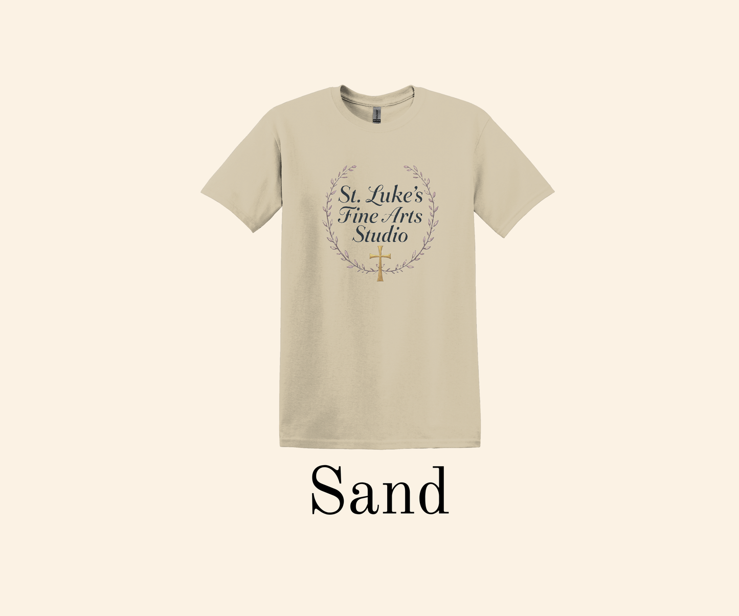 St. Luke’s Fine Arts Studio T-Shirt – Christian Catholic Tee, Religious Art Shirt XS-XL