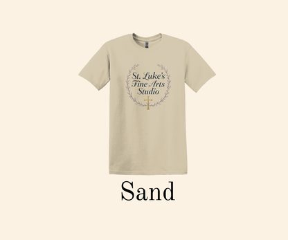 St. Luke’s Fine Arts Studio T-Shirt – Christian Catholic Tee, Religious Art Shirt XS-XL