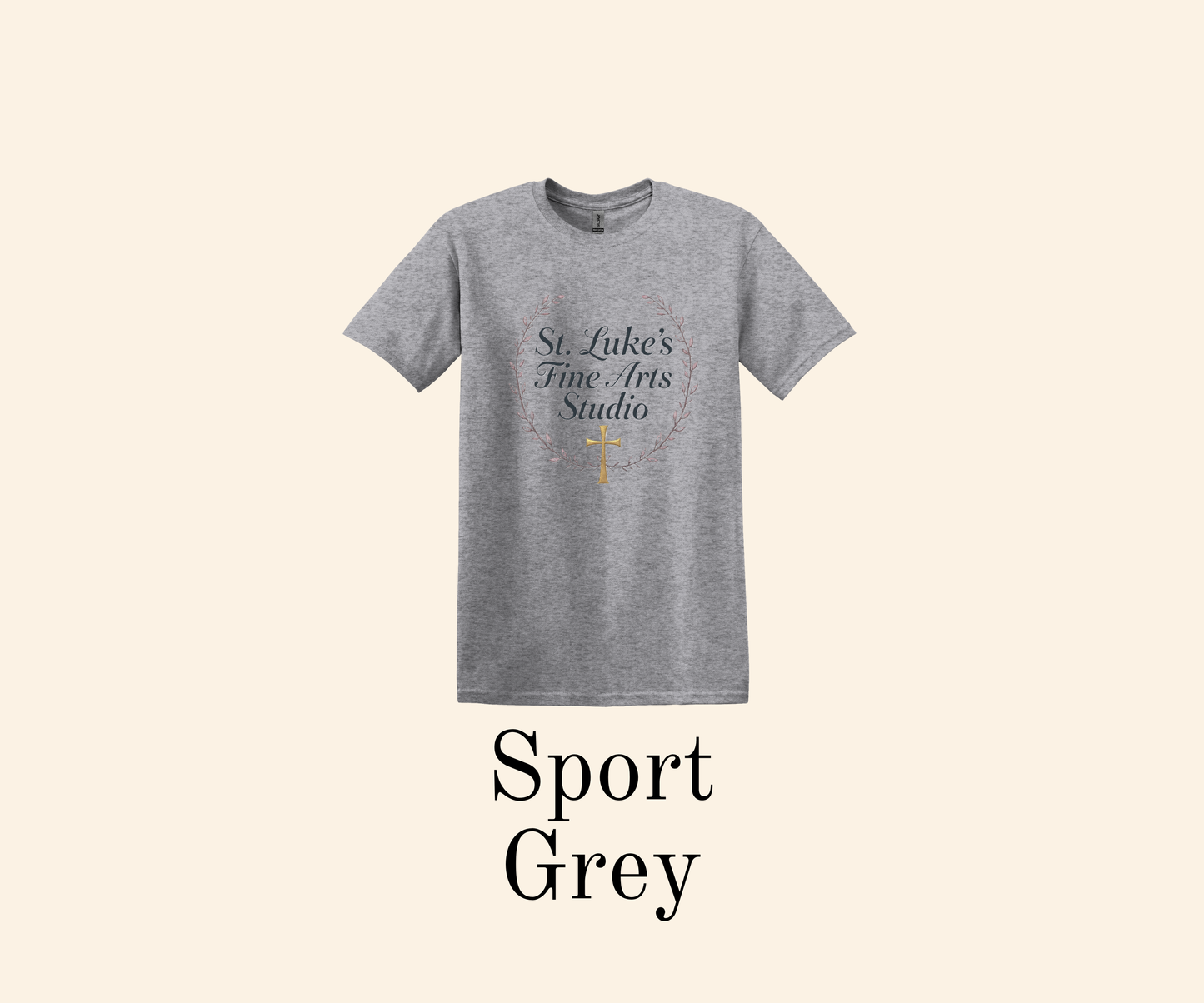 St. Luke’s Fine Arts Studio T-Shirt – Christian Catholic Tee, Religious Art Shirt XS-XL