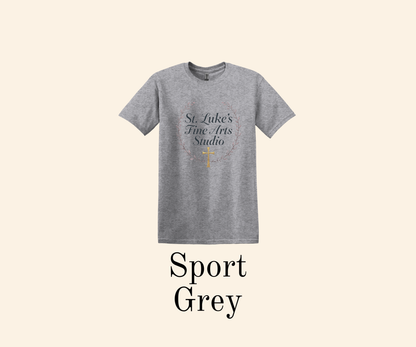 St. Luke’s Fine Arts Studio T-Shirt – Christian Catholic Tee, Religious Art Shirt XS-XL