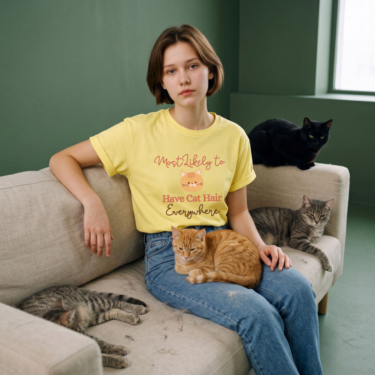 Whimsical Kitty Parent Apparel | T-shirt, Sweatshirt, or Hoodie