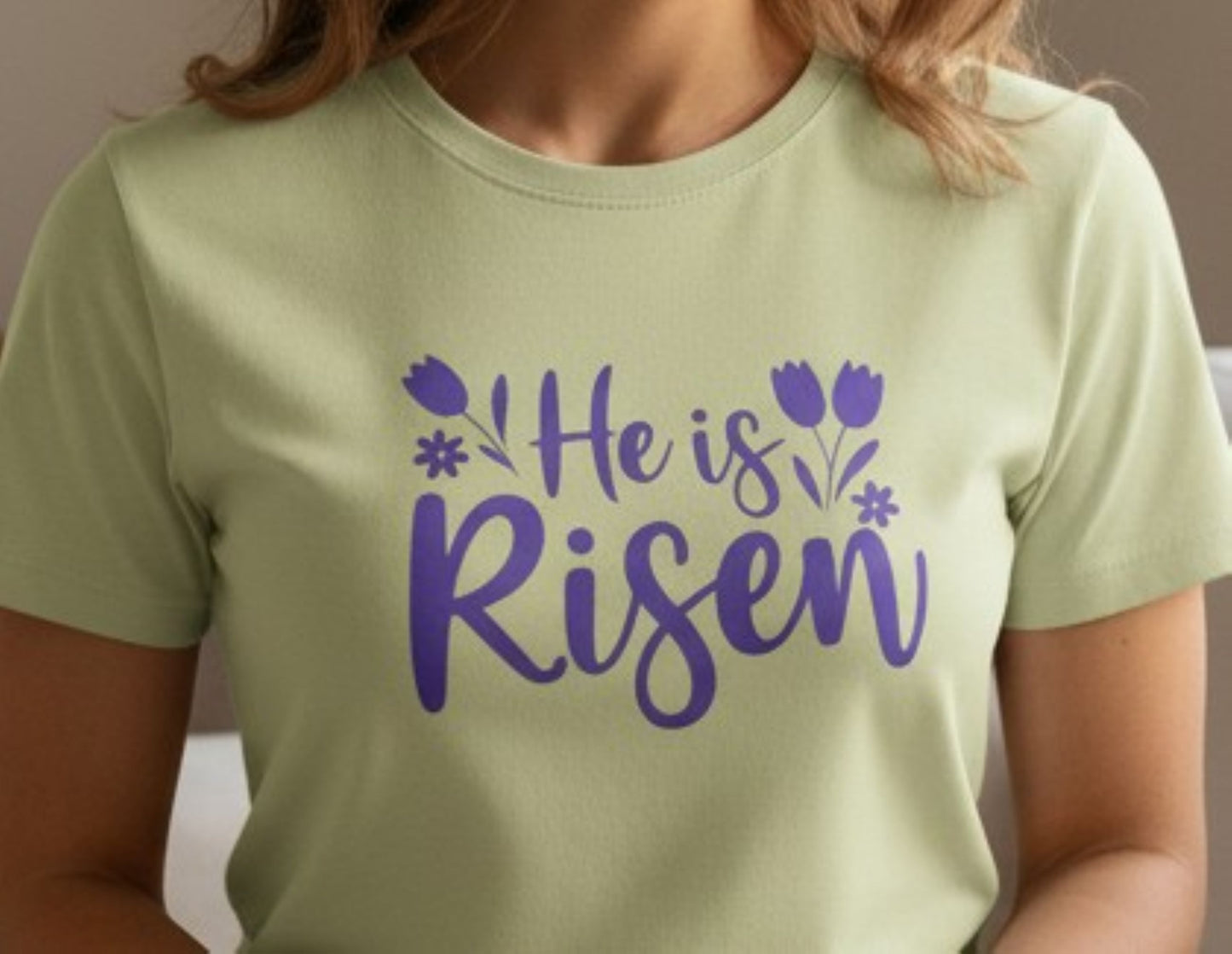 He Is Risen Easter Shirt, Christian Easter Tee, Religious Spring Shirt, Faith Based Shirt