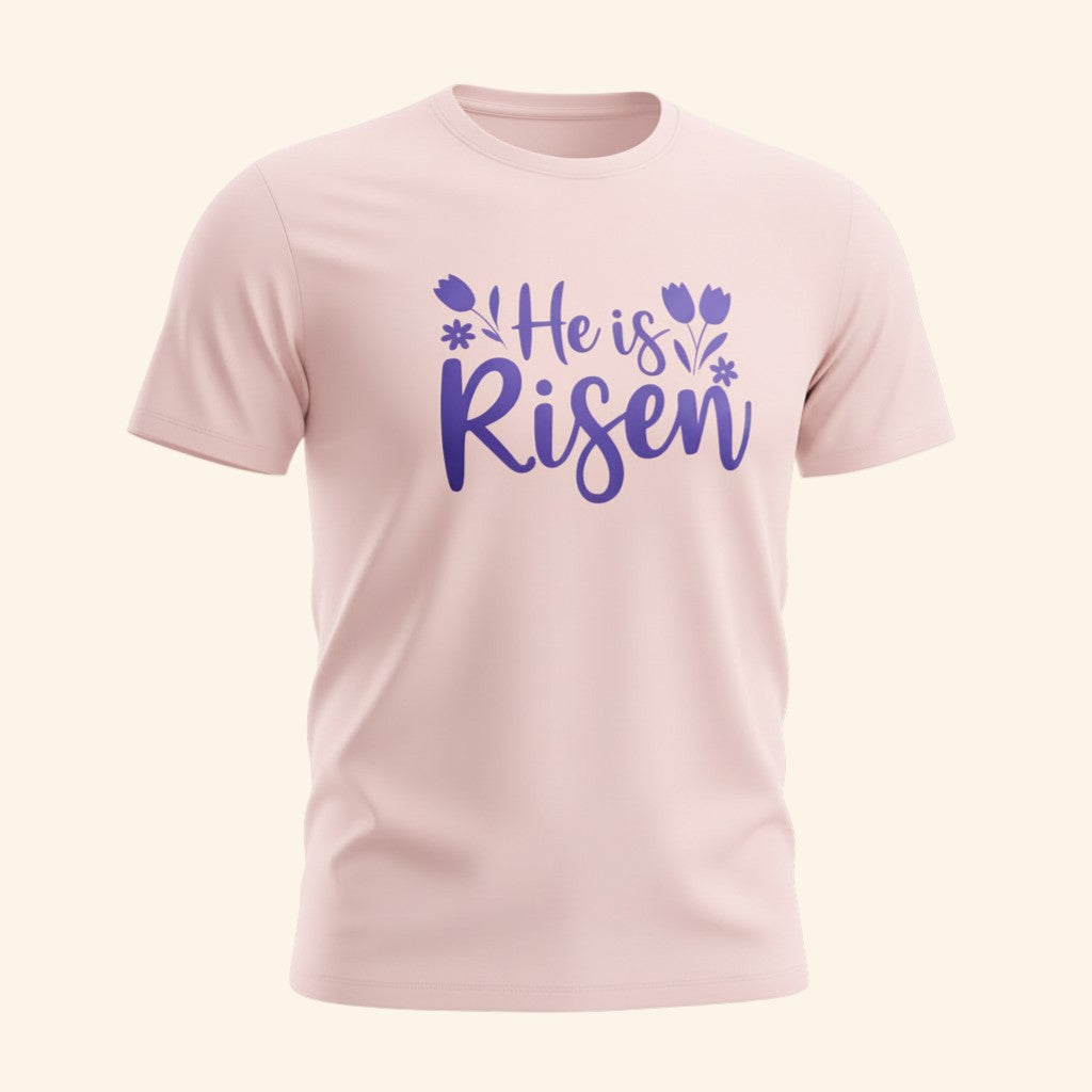 He Is Risen Easter Shirt, Christian Easter Tee, Religious Spring Shirt, Faith Based Shirt