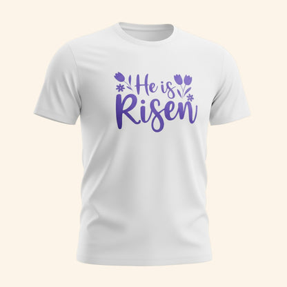 He Is Risen Easter Shirt, Christian Easter Tee, Religious Spring Shirt, Faith Based Shirt