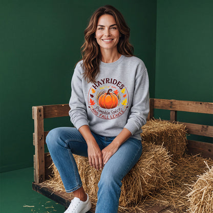 Pumpkin Patch Hayride Fall Top, Harvest Apparel, Sizes XS to 3XL