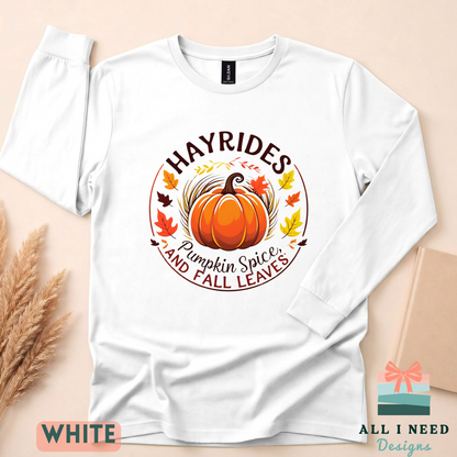 Pumpkin Patch Hayride Fall Top, Harvest Apparel, Sizes XS to 3XL