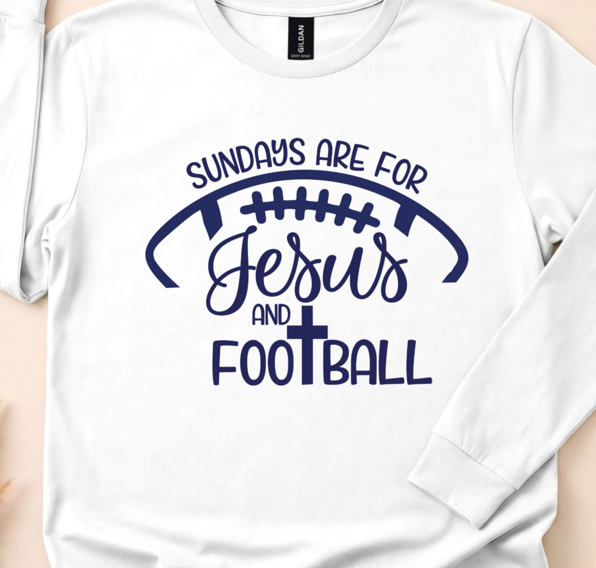 Faith and Football Sunday Outfit, Sweatshirt or Hoodie, Unisex Sizes XS to 3XL