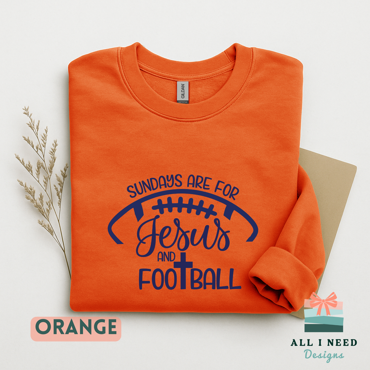Faith and Football Sunday Outfit, Sweatshirt or Hoodie, Unisex Sizes XS to 3XL