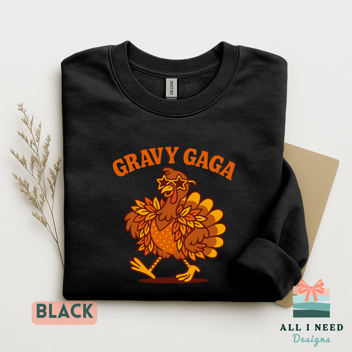 Gravy Gaga Shirt for Grandmother, funny fall graphic shirt