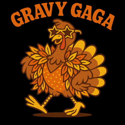 Gravy Gaga Shirt for Grandmother, funny fall graphic shirt