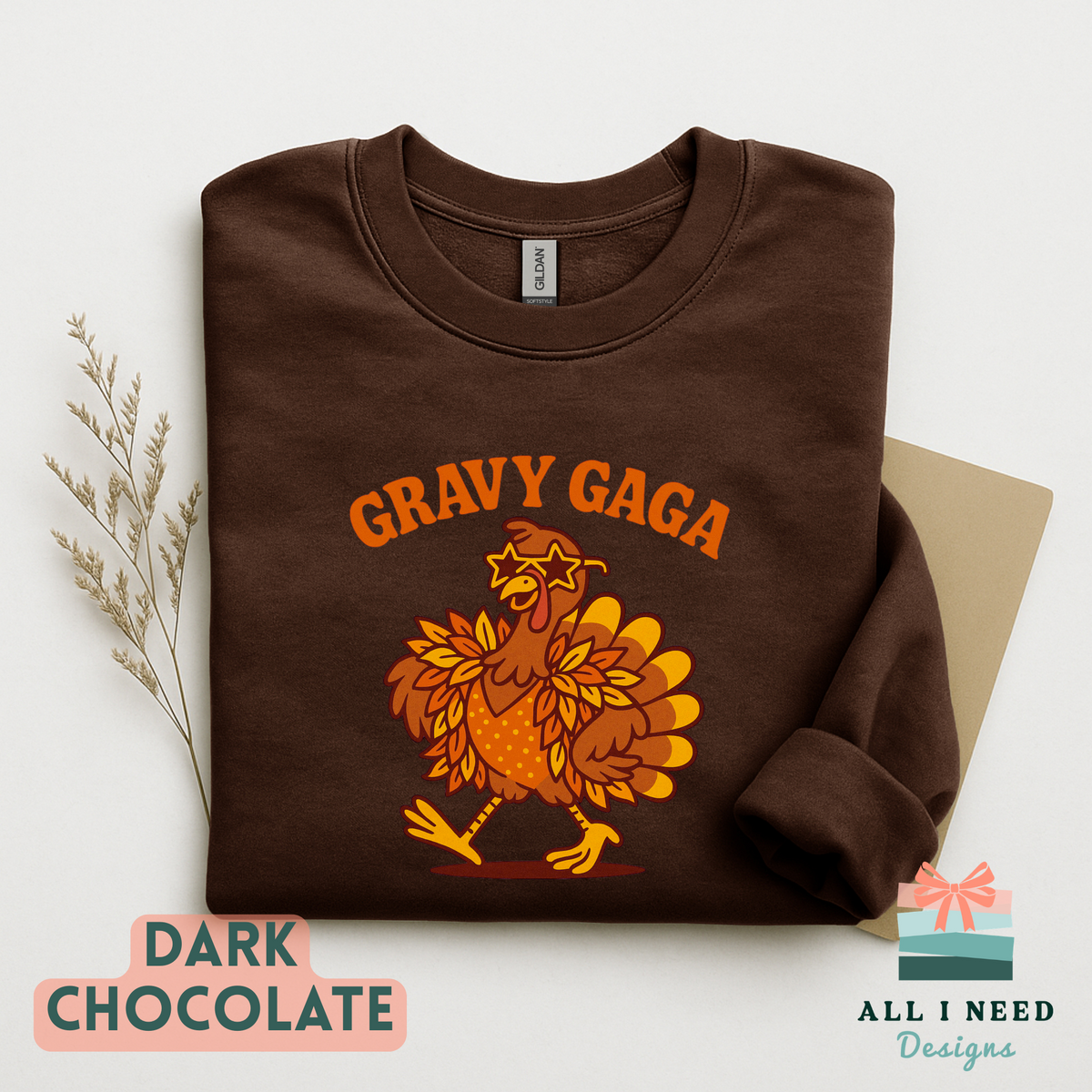 Gravy Gaga Shirt for Grandmother, funny fall graphic shirt