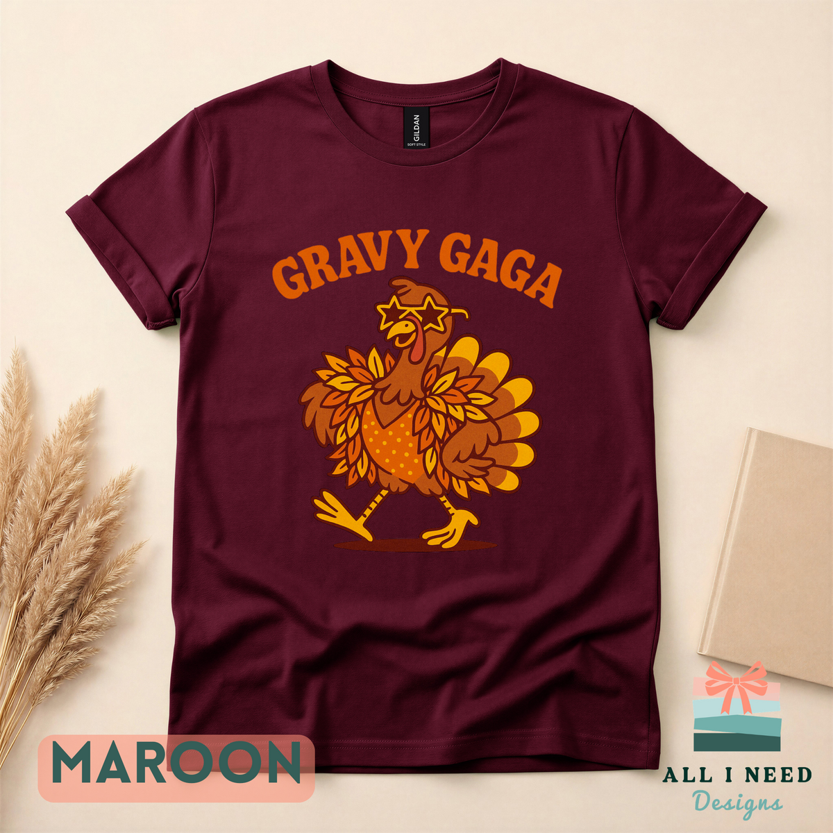 Gravy Gaga Shirt for Grandmother, funny fall graphic shirt
