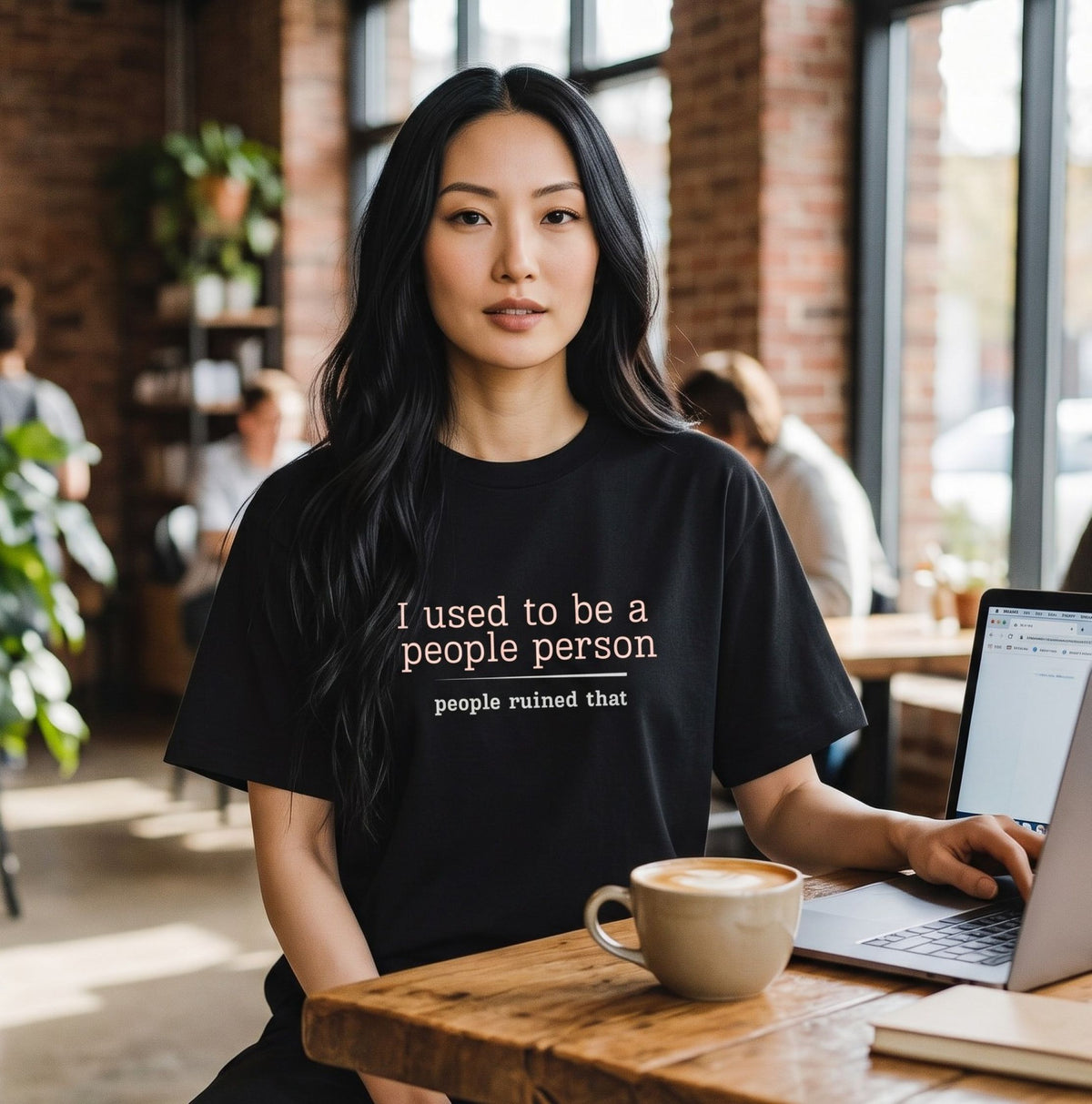 Sarcastic Humor Tee, Dark Humor Graphic Shirt, Introvert Quote, Unisex Fit