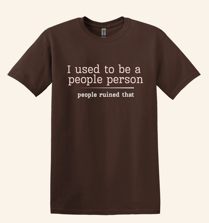 Sarcastic Humor Tee, Dark Humor Graphic Shirt, Introvert Quote, Unisex Fit