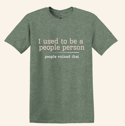 Sarcastic Humor Tee, Dark Humor Graphic Shirt, Introvert Quote, Unisex Fit