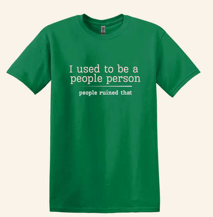 Sarcastic Humor Tee, Dark Humor Graphic Shirt, Introvert Quote, Unisex Fit