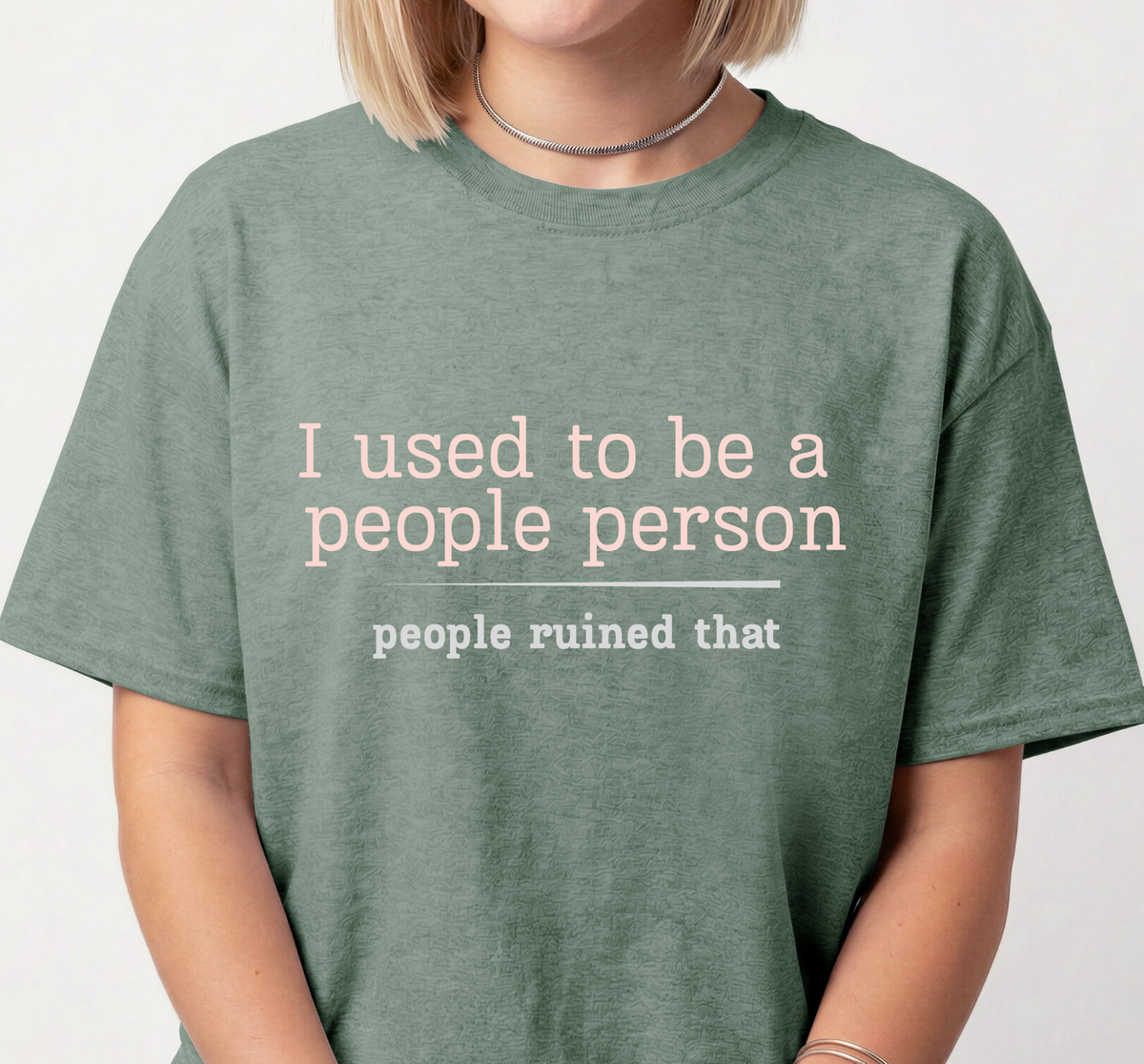 Sarcastic Humor Tee, Dark Humor Graphic Shirt, Introvert Quote, Unisex Fit