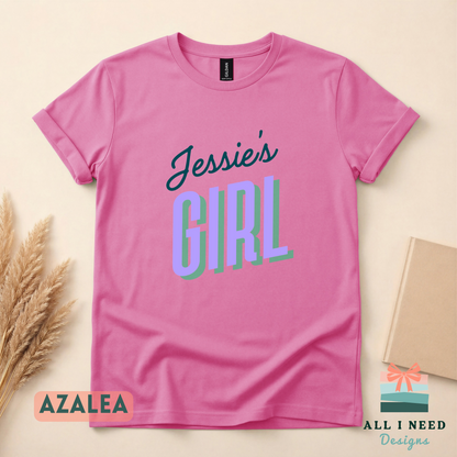 Jessie's Girl Retro Lyric Shirt, 80s Pastel Concert Tee, Sweatshirt, Hoodie