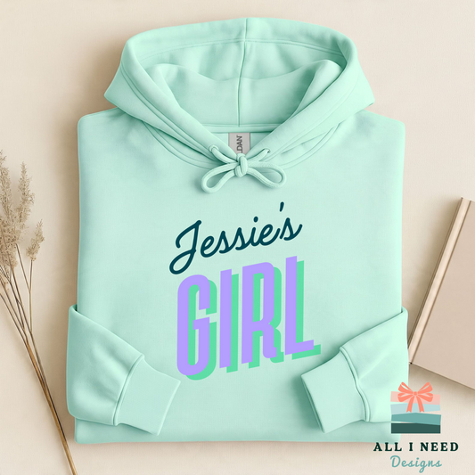 Jessie's Girl Retro Lyric Shirt, 80s Pastel Concert Tee, Sweatshirt, Hoodie