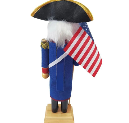 14 Inch Independence Drummer Nutcracker, Revolutionary War Style, USA 250th Anniversary Collectible
