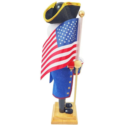 14 Inch Independence Drummer Nutcracker, Revolutionary War Style, USA 250th Anniversary Collectible