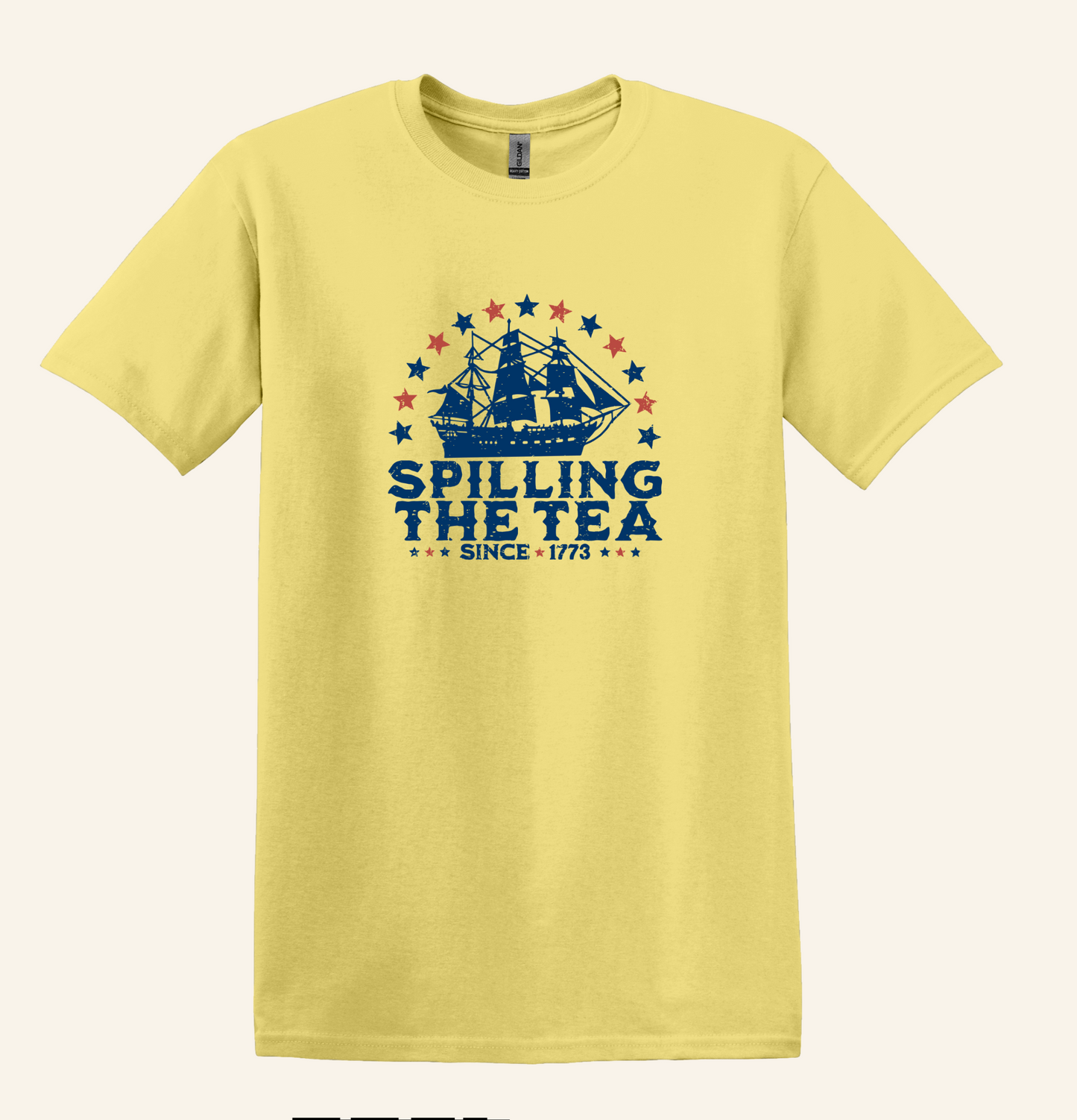 Spilling The Tea Since 1773 Shirt, Vintage Ship July 4th Tee, Unisex Patriotic Top