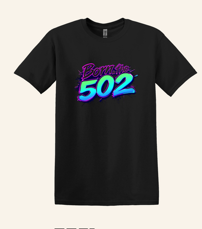 Born in the 502 Louisville, Kentucky Pride Shirt, Unisex Cotton Blend Graphic Tee