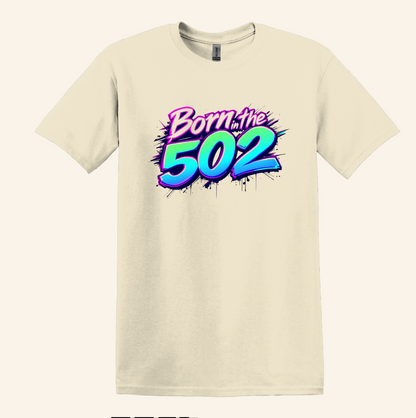 Born in the 502 Louisville, Kentucky Pride Shirt, Unisex Cotton Blend Graphic Tee
