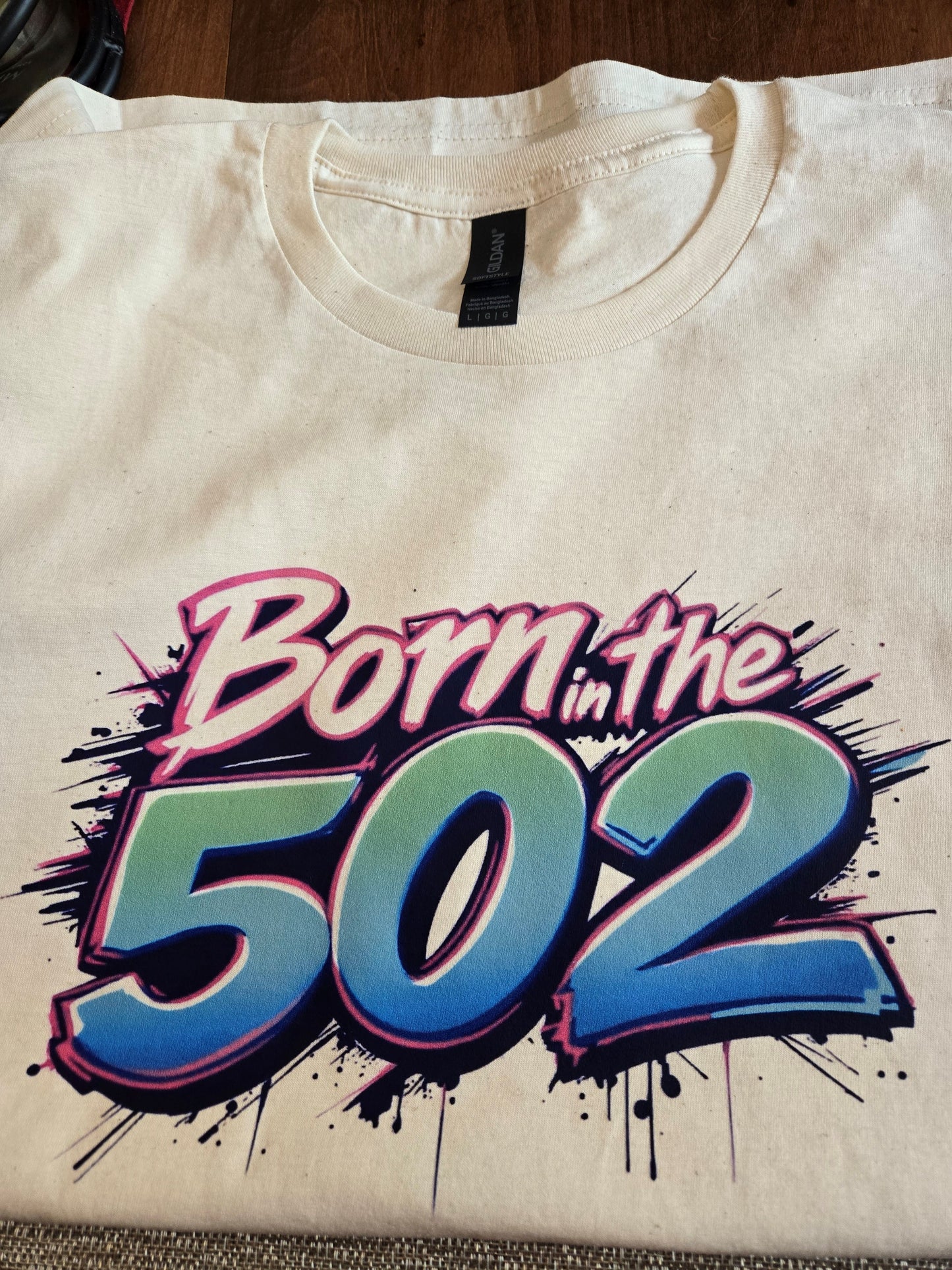 Born in the 502 Louisville, Kentucky Pride Shirt, Unisex Cotton Blend Graphic Tee